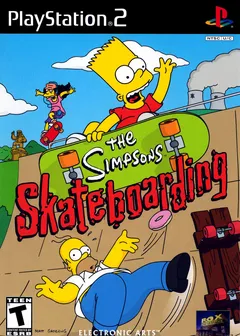 The Simpsons Skateboarding box art