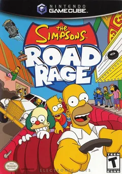 The Simpsons Road Rage box art