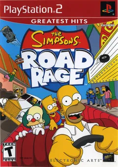 The Simpsons Road Rage box art