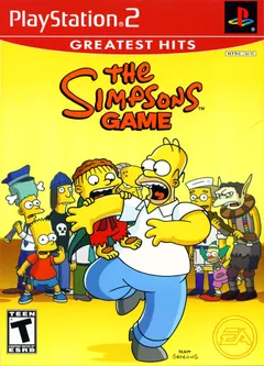 The Simpsons Game box art